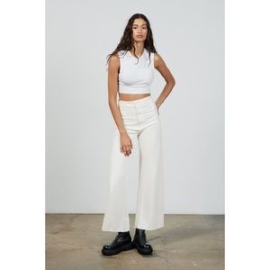 Zara The Marine Straight Jeans in White